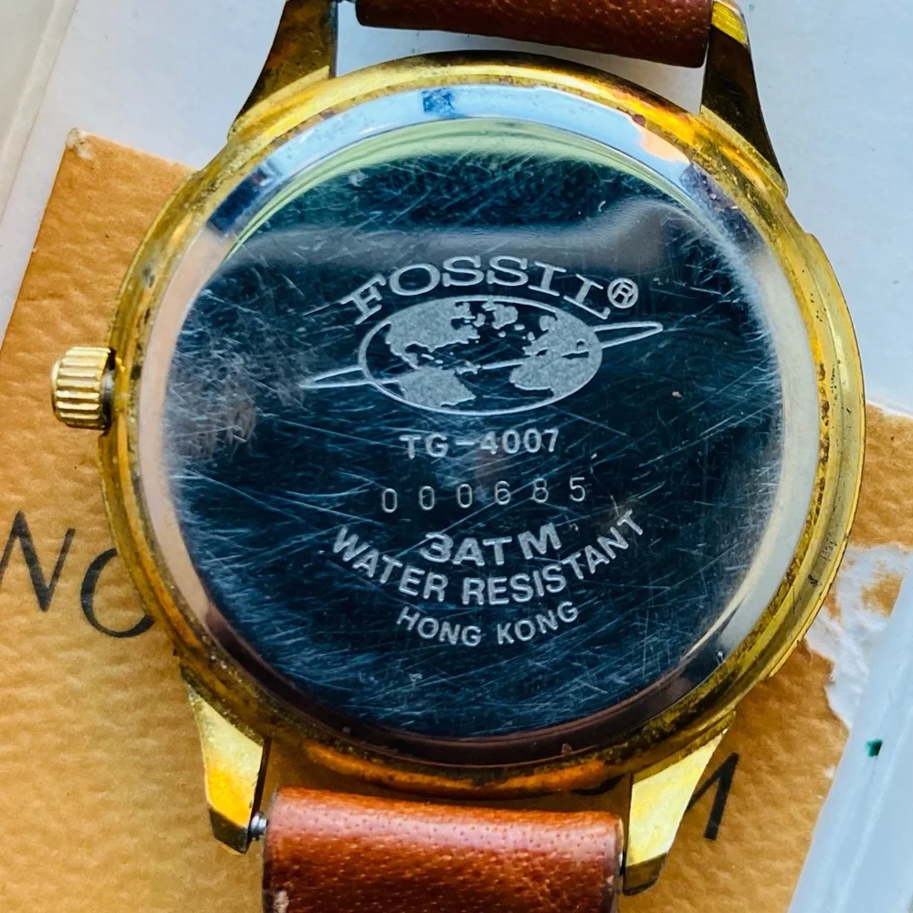 1993 FOSSIL CHRONOGRAPH WATCH TG-4007(000685)